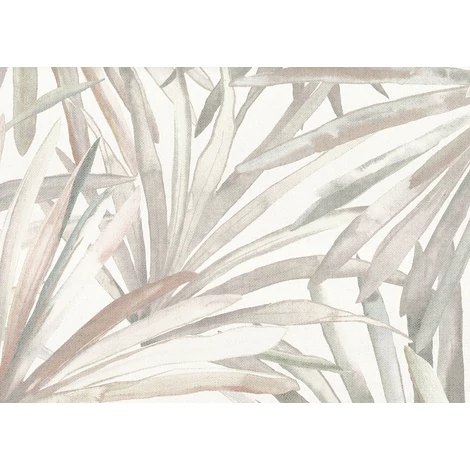 JV Modern pálmaleveles bézs vinyl tapéta Corifa Beige 70 cm X 10 m