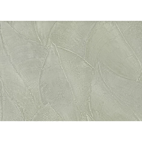 JV Dombornyomott levélerezetes zöld vinyl tapéta Daphne Green 70 cm X 10 m