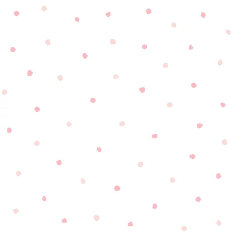 KT-Exclusive Pöttyös rózsaszín vlies gyerek tapéta Joy Pink 52 cm X 10 m