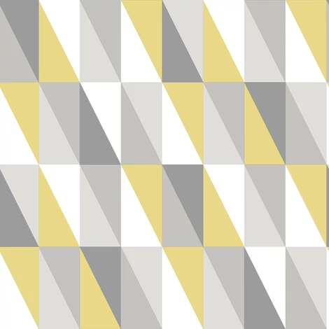 KT-Exclusive Geometriai mintás szürke-sárga vlies gyerek tapéta Joy Gray-Yellow 52 cm X 10 m