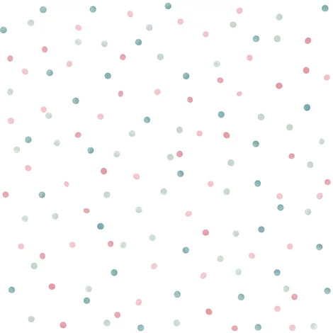 KT-Exclusive Pöttyös színes vlies gyerek tapéta Joy Multicolor 52 cm X 10 m