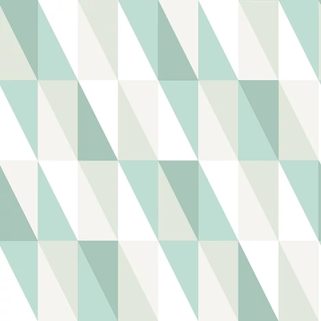 KT-Exclusive Geometriai mintás türkiz vlies gyerek tapéta Joy Turquoise 52 cm X 10 m