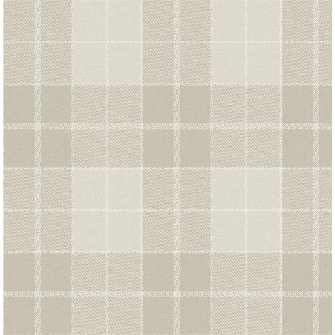 KT-Exclusive Klasszikus kockás bézs vlies tapéta Sauvage Cream 52 cm X 10 m