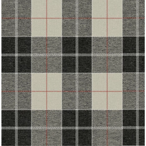 KT-Exclusive Klasszikus kockás fekete-szürke vlies tapéta Sauvage2 Grey-Black 52 cm X 10 m