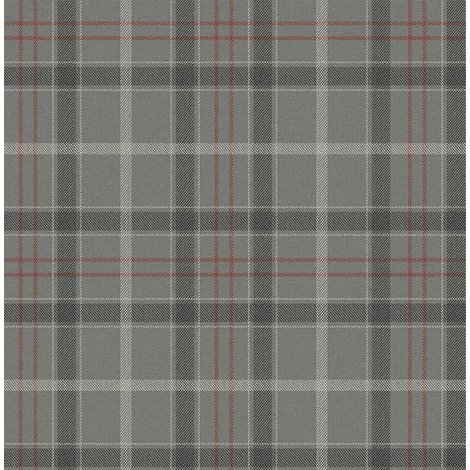 KT-Exclusive Klasszikus kockás szürke vlies tapéta Sauvage Dark Gray 52 cm X 10 m