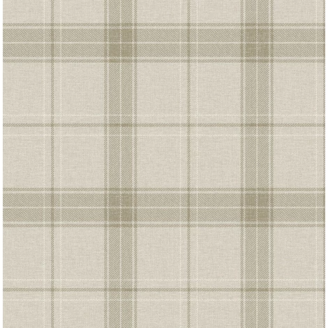 KT-Exclusive Klasszikus kockás bézs vlies tapéta Sauvage Creme-Beige 52 cm X 10 m