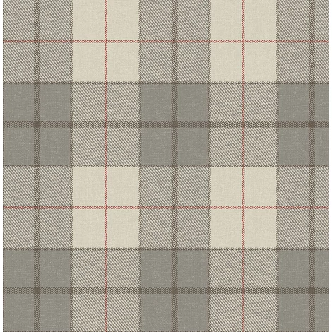 KT-Exclusive Klasszikus kockás szürke vlies tapéta Sauvage Grey 52 cm X 10 m