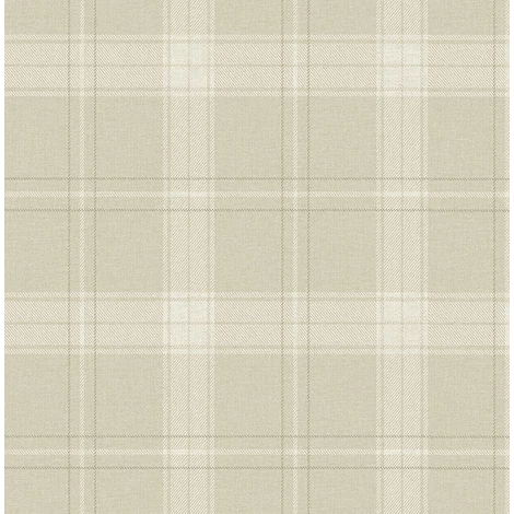 KT-Exclusive Klasszikus kockás bézs vlies tapéta Sauvage Light Beige 52 cm X 10 m