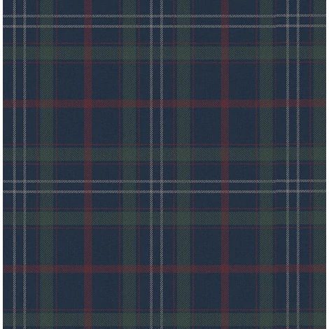 KT-Exclusive Klasszikus kockás sötétkék vlies tapéta Sauvage Dark Blue 52 cm X 10 m