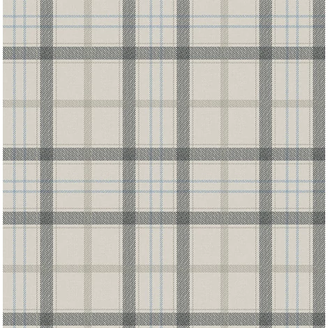 KT-Exclusive Klasszikus kockás világosszürke vlies tapéta Sauvage Light Grey 52 cm X 10 m