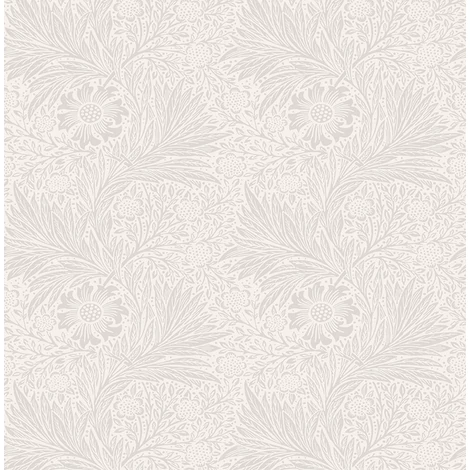 KT-Exclusive Virágos világosszürke vlies tapéta British Heritage Light Gray 52 cm X 10 m