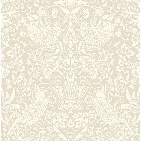 KT-Exclusive Madaras szecessziós stílusú barna vlies tapéta British Heritage Cappuccino 52 cm X 10 m