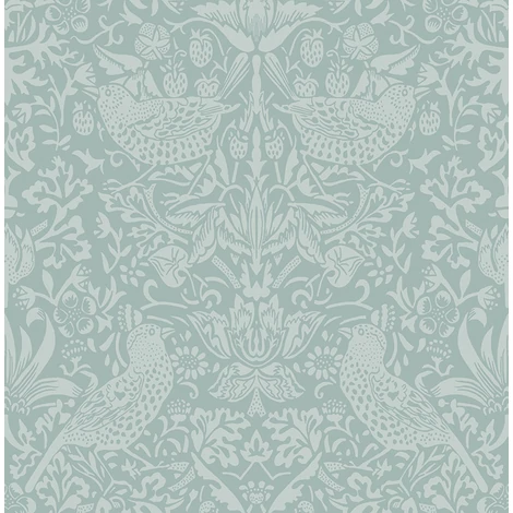 KT-Exclusive Madaras szecessziós stílusú világosszürke vlies tapéta British Heritage Light Gray 52 cm X 10 m