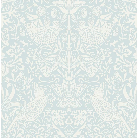 KT-Exclusive Madaras szecessziós stílusú kék vlies tapéta British Heritage Sky Blue 52 cm X 10 m