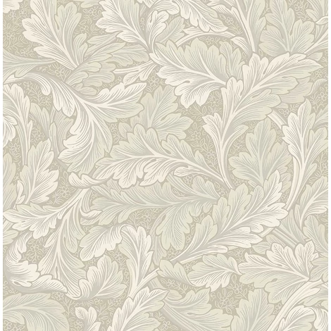 KT-Exclusive Rusztikus levélmintás krém színű vlies tapéta British Heritage Cream 52 cm X 10 m