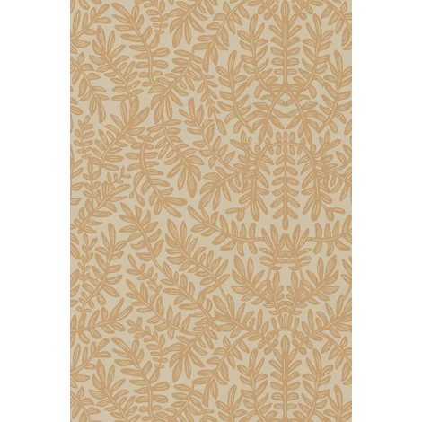 Majvillan Levélmintás barna vlies tapéta French Blond Golden Brown 53 cm X 10 m