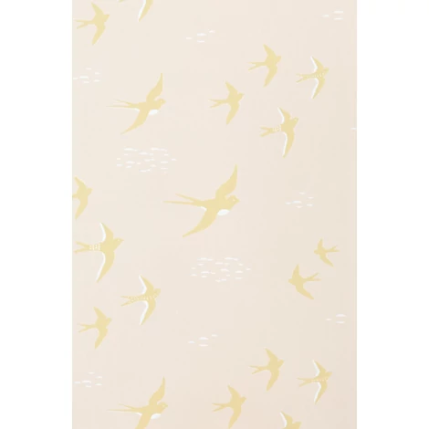 Majvillan Repülő madarak rózsaszín vlies tapéta Follow The Wind Sunny Pink 53 cm X 10 m