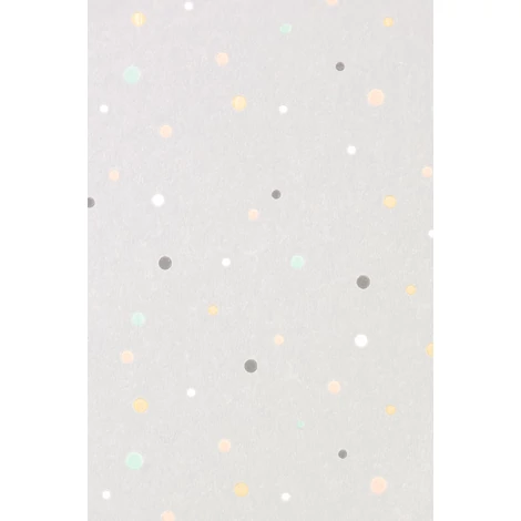 Majvillan Pöttyös szürke vlies gyerek tapéta Stardust Soft Grey 53 cm X 10 m