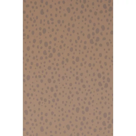 Majvillan Pöttyös barna vlies gyerek tapéta Animal Dots Soft Brown 53 cm X 10 m