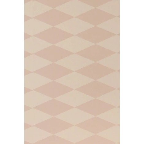 Majvillan Rombusz mintás skandináv bézs-rózsaszín vlies gyerek tapéta Copenhagen Beige Pink 53 cm X 10 m
