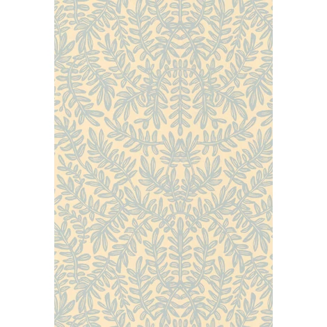Majvillan Levélmintás kék vlies tapéta French Blond Sea Breeze Blue 53 cm X 10 m