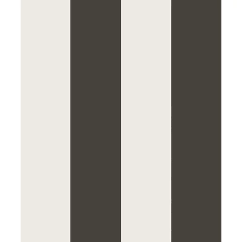 Sandberg Elegáns csíkos fekete-fehér vlies tapéta Magnus Graphite 53 cm X 10 m