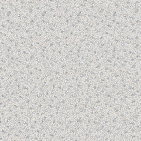 Sandberg Apró virágos romantikus kék vlies tapéta Stella Misty blue 53 cm X 10 m