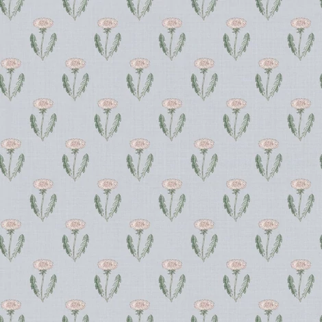 Sandberg Pitypang mintás skandináv kék vlies tapéta Maskrosen Soft Blue 53 cm X 10 m