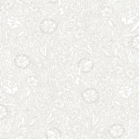 Sandberg Botanikai mintás skandináv törtfehér vlies tapéta Caroline Sandstone 53 cm X 10 m
