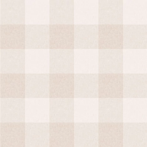Sandberg Cottage stílusú kockás bézs vlies tapéta Lykke Sandstone 53 cm X 10 m