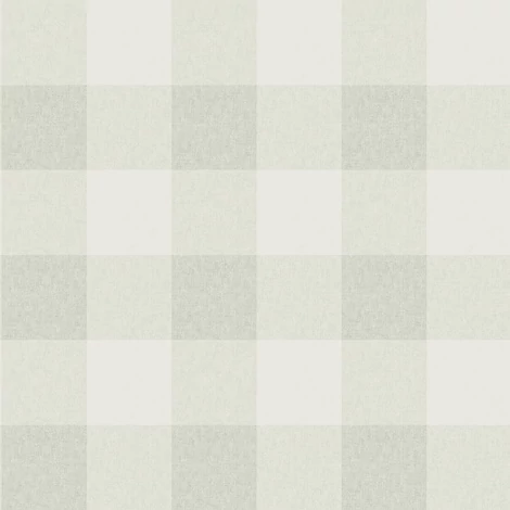 Sandberg Cottage stílusú kockás zöld vlies tapéta Lykke Spring Green 53 cm X 10 m