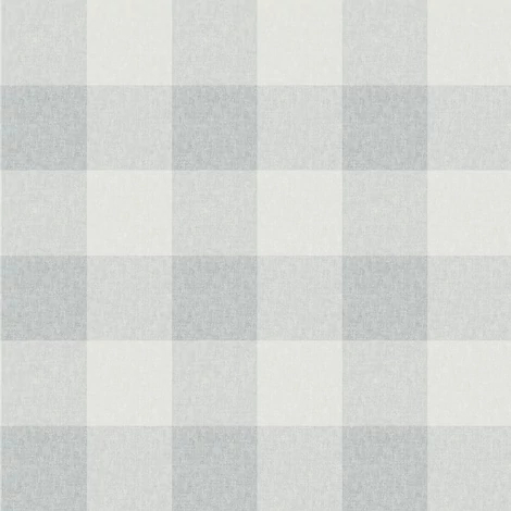 Sandberg Cottage stílusú kockás kék vlies tapéta Lykke Misty Blue 53 cm X 10 m