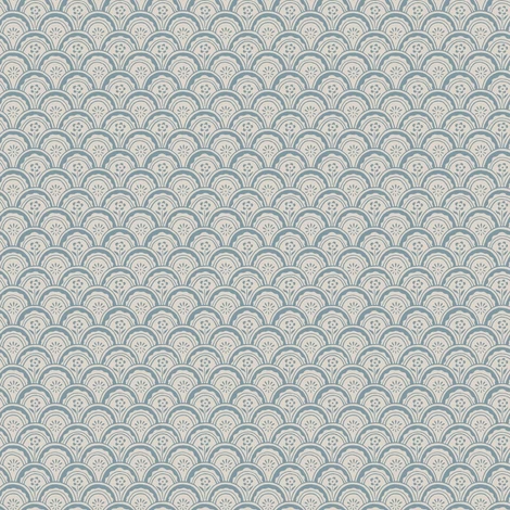 Sandberg Apró virágos skandináv szürkés kék vlies tapéta Beata Graphite Misty Blue 53 cm X 10 m