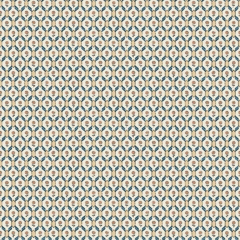 Sandberg Geometriai mintás retro terrakotta vlies tapéta Hugo Terracotta 53 cm X 10 m