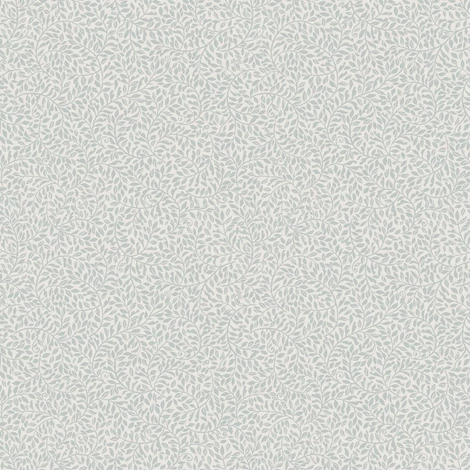 Sandberg Apró leveles kék vlies tapéta Bladverk Misty Blue 53 cm X 10 m