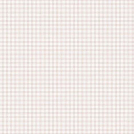 Sandberg Kockás vintage bézs vlies tapéta Ruta Blush 53 cm X 10 m