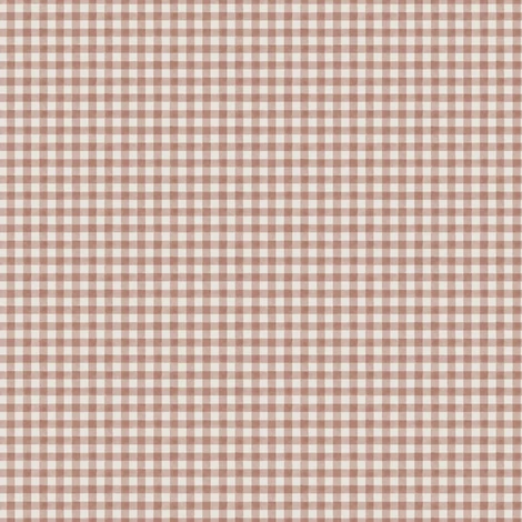 Sandberg Kockás vintage terrakotta vlies tapéta Ruta Terracotta 53 cm X 10 m