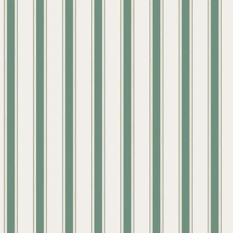 Sandberg Klasszikus csíkos zöld vlies tapéta Gustav Green 53 cm X 10 m