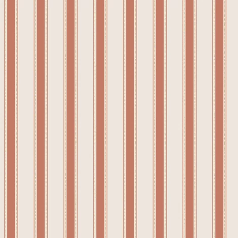 Sandberg Klasszikus csíkos piros vlies tapéta Gustav Red 53 cm X 10 m