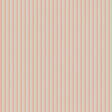 Sandberg Keskeny csíkos klasszikus rózsaszín vlies tapéta Linn Pink 53 cm X 10 m