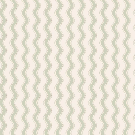 Sandberg Hullámos csíkos zöld vlies tapéta Erik Spring Green 53 cm X 10 m