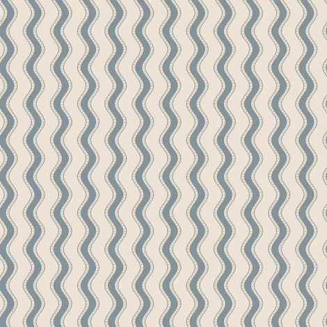 Sandberg Hullámos csíkos kék vlies tapéta Erik Indigo Blue 53 cm X 10 m