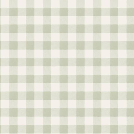 Sandberg Klasszikus kockás zöld vlies tapéta Harry Spring Green 53 cm X 10 m