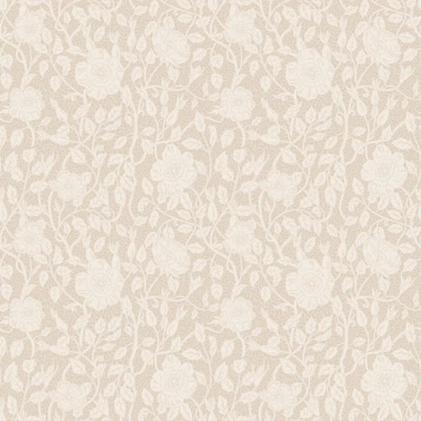 Sandberg Vadrózsás romantikus bézs vlies tapéta Anton Sandstone 53 cm X 10 m