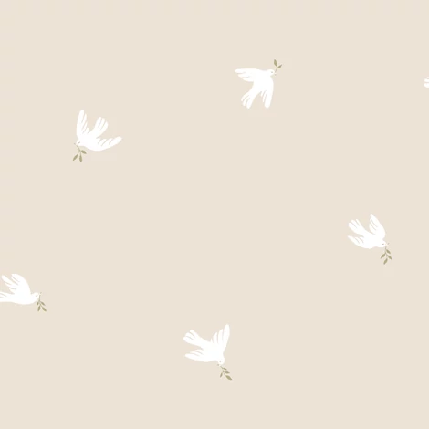 Sandberg Galamb mintás skandináv bézs vlies tapéta Frida Sandstone 53 cm X 10 m
