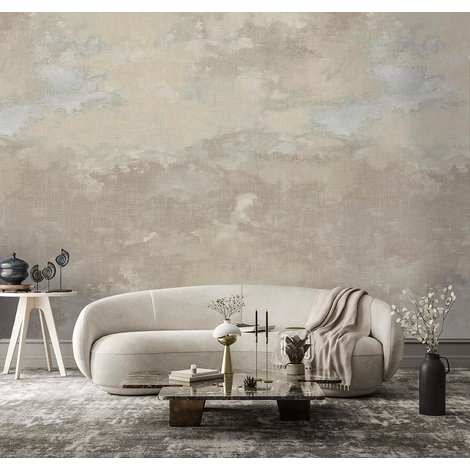 Sketchtwenty3 Felhő mintás bézs vlies poszter tapéta Buena Vista Naturel 318 cm X 3 m