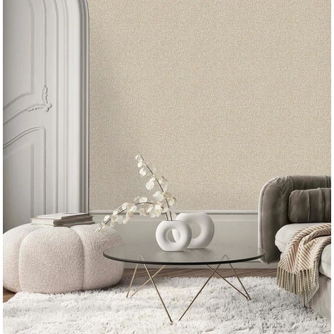 Sketchtwenty3 Vászon hatású arany színű vlies tapéta Cadiz Light Gold 53 cm X 10 m