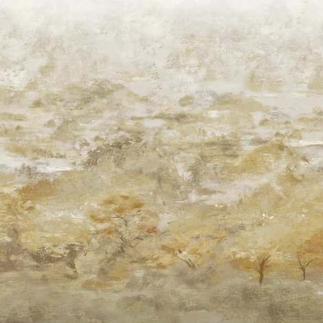 Sketchtwenty3 Hegyeket ábrázoló sárga vlies poszter tapéta Brunate Morning Sunrise 300 cm X 2,7 m