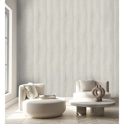 Sketchtwenty3 Fa mintázatú rusztikus bézs vlies tapéta Veyrier Silver Birch 53 cm X 10 m