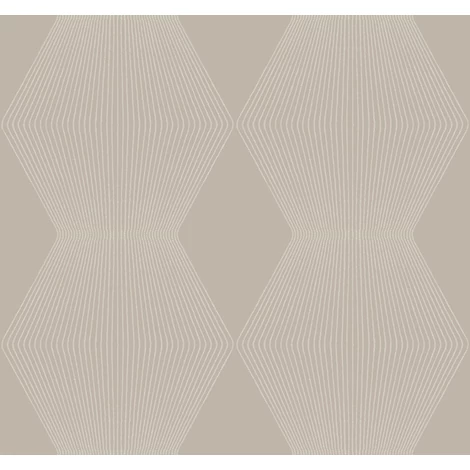 York Geometrikus elegáns barna vlies tapéta Diamond Legacy tapéta Taupe 68,58 cm X 8,22 m